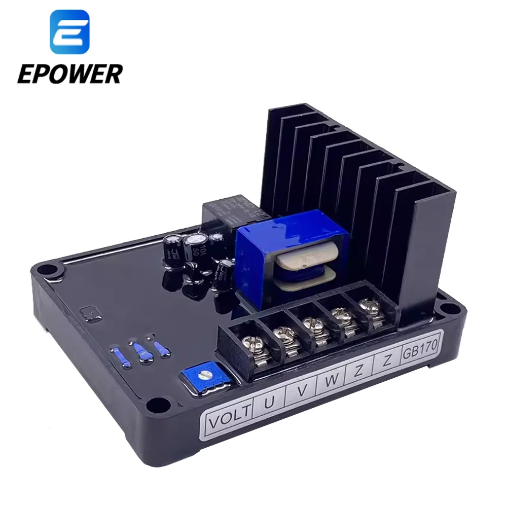 GB170 380V 30KW Generator Stabilizer AVR Automatic Voltage Regulator Brush Diesel Alternator Current Adjustable