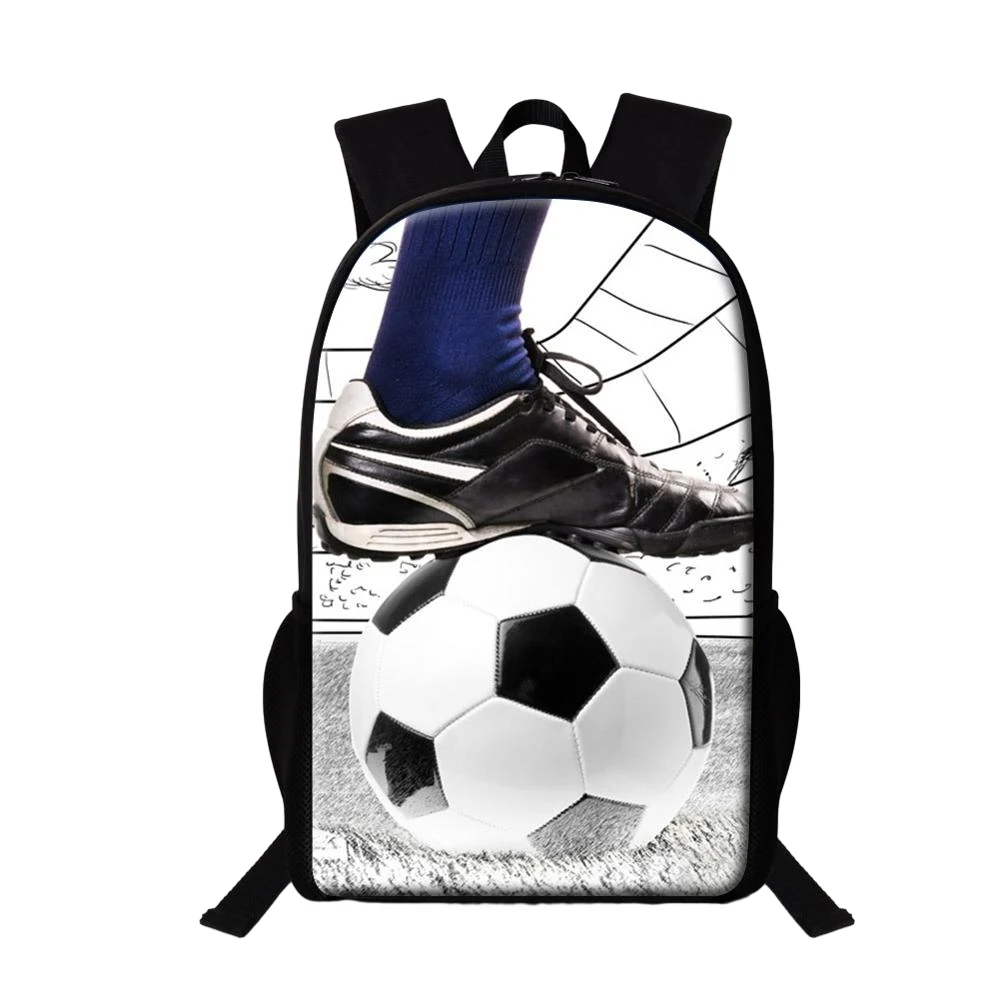 

3D Football Pattern Print School Bags Teenager Backpack for Girls Boys School Bag Soccer Sports Mens Backpacks Children Book Bag