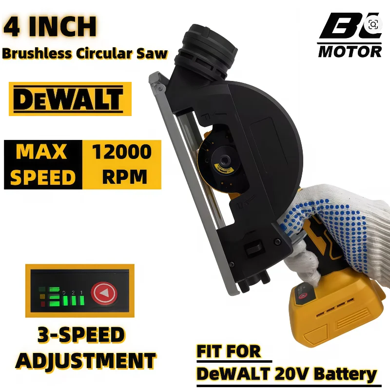 

DEWALT For 20V Battery 4 Inch CUT OFF Tool Cordless Cutting Saw Grinding Machine Power Tools Grinder Angle Grinder