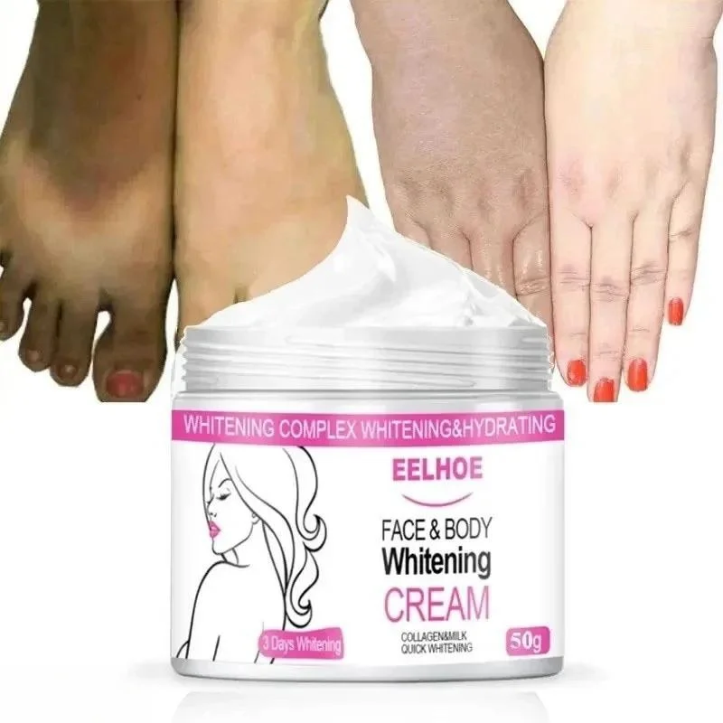 Crema iluminadora para el cuerpo y la cara, loción aclaradora de melanina interior para muslos y axilas, mejora el brillo opaco, cuidado nutritivo suave para la piel