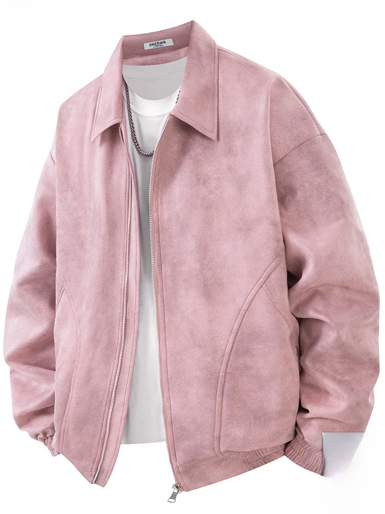 

Мужская ветрозащитная повседневная куртка Paul Frank: свободный крой, рабочая одежда, осенняя коллекция, с отложным воротником, с принтом обезьяны, верхняя одежда