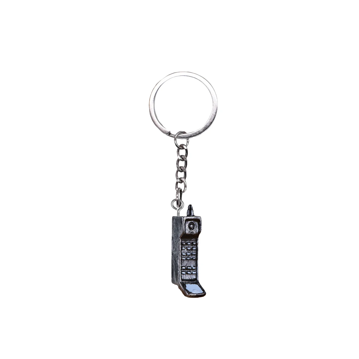 Funny retro small phone resin keychain nostalgic gift