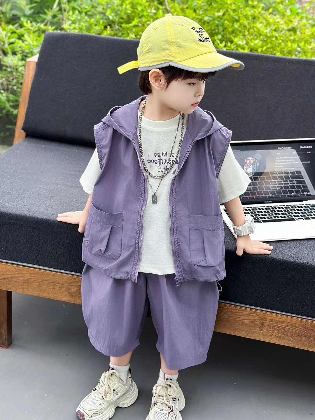 boys-summer-short-sleeve-pants-set-thin-sun-protection-three-piece-suit-baby-casual-sportswear-cotton-polyester-blend-shorts