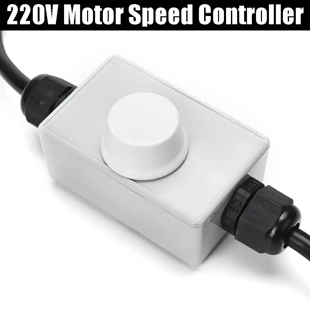 60W 220V Vibrating Motor Adjustable Speed for Feeding Machine, Shotcrete Machine, Washing Machine + Motor Speed Controller new