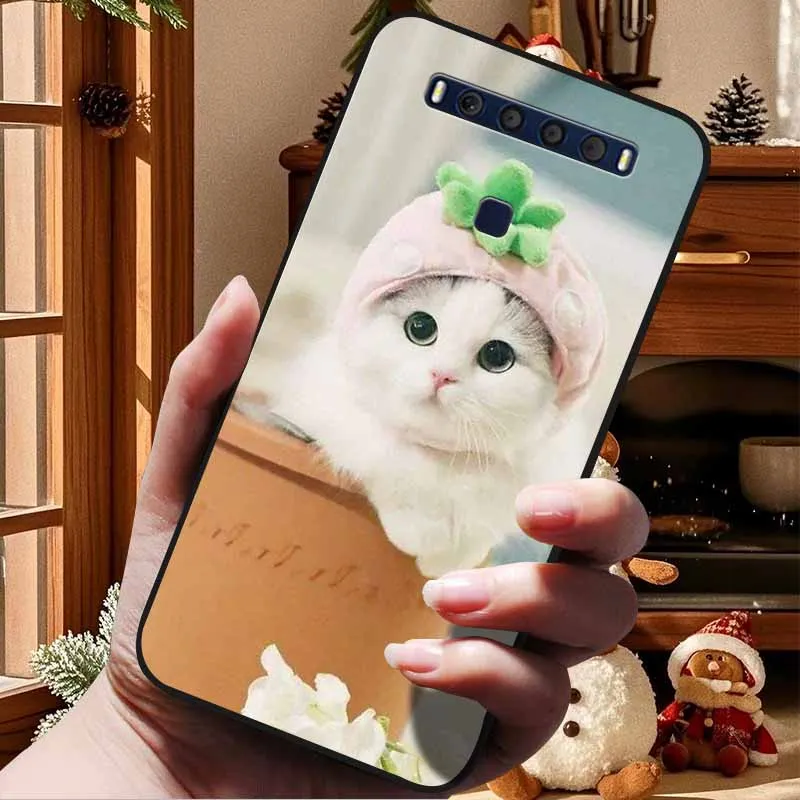 TCL 10L Kılıf için Serin Moda Silikon Yumuşak TPU Telefon Kapakları TCL10 Lite Kılıf 10 Lite Coque TCL10L T770H T770B 4187U Çanta
