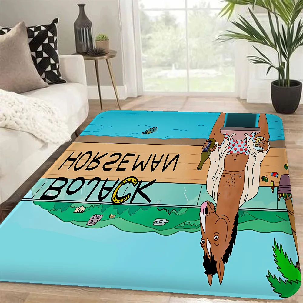 B-BoJack Funny H-Horsemans Floor Mat Nordic Style Home Doormat Bathroom-Toilet Mats Bedroom Hotel Decor Mat