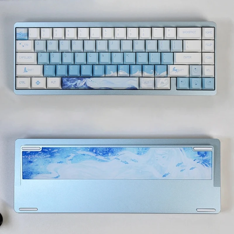 

Varmilo Muse65 Клавиатура с магнитным переключателем 8K из алюминиевого сплава с низкой задержкой RGB Проводная игровая клавиатура Smart Speed FPS Аксессуар для геймера