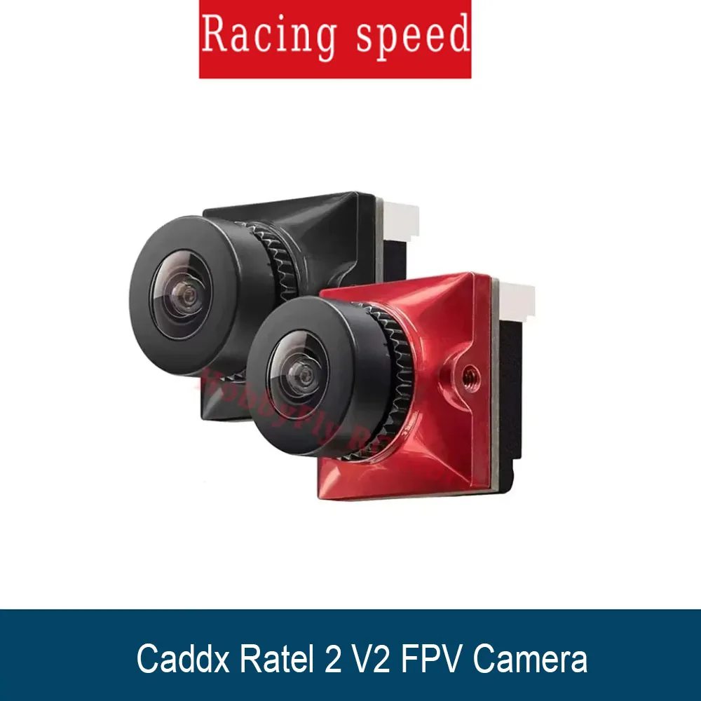 

Caddx Ratel 2 V2 FPV Camera Ratel2 2.1mm Lens 16:9/4:3 NTSC/PAL Switchable 19*19mm Super WDR for FPV Racing Drone
