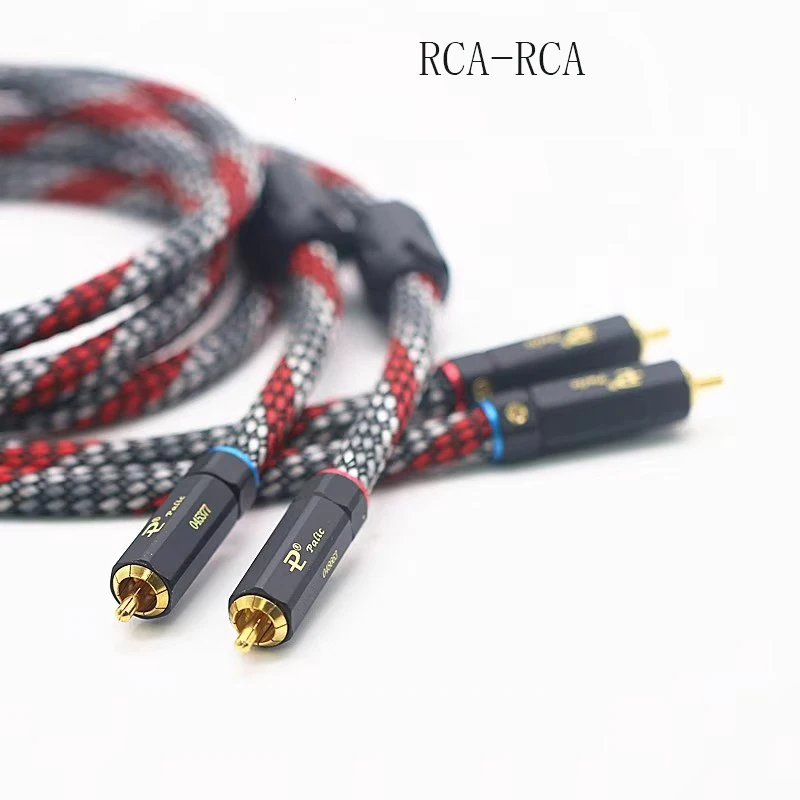 Muttersbach Furutech μ-P2.1 PCOCC النحاس النقي عشاق الصوت الصف كابل إشارة الصوت RCA الصفراوي مكبر للصوت كابل اللوتس المزدوج