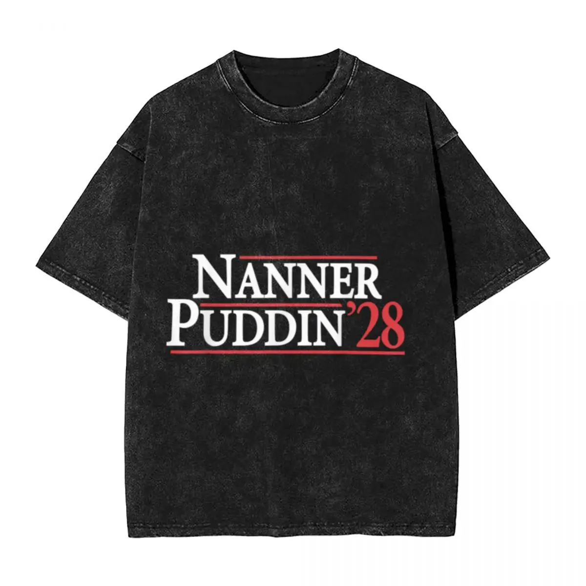 Nanner Puddin 28 Único Confort Una camiseta vintage de gran tamaño