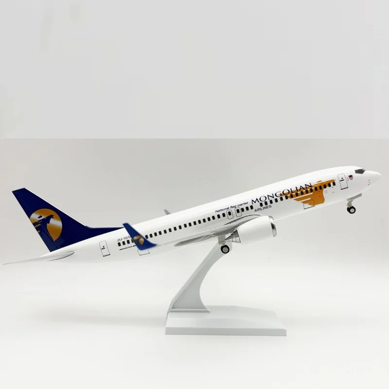 

Aircraft Model Mongolian Airways 737 B737 1/130 Scale 30CM Resin Die-cast Airplane Model Enthusiast Simulation Suitable for Disp