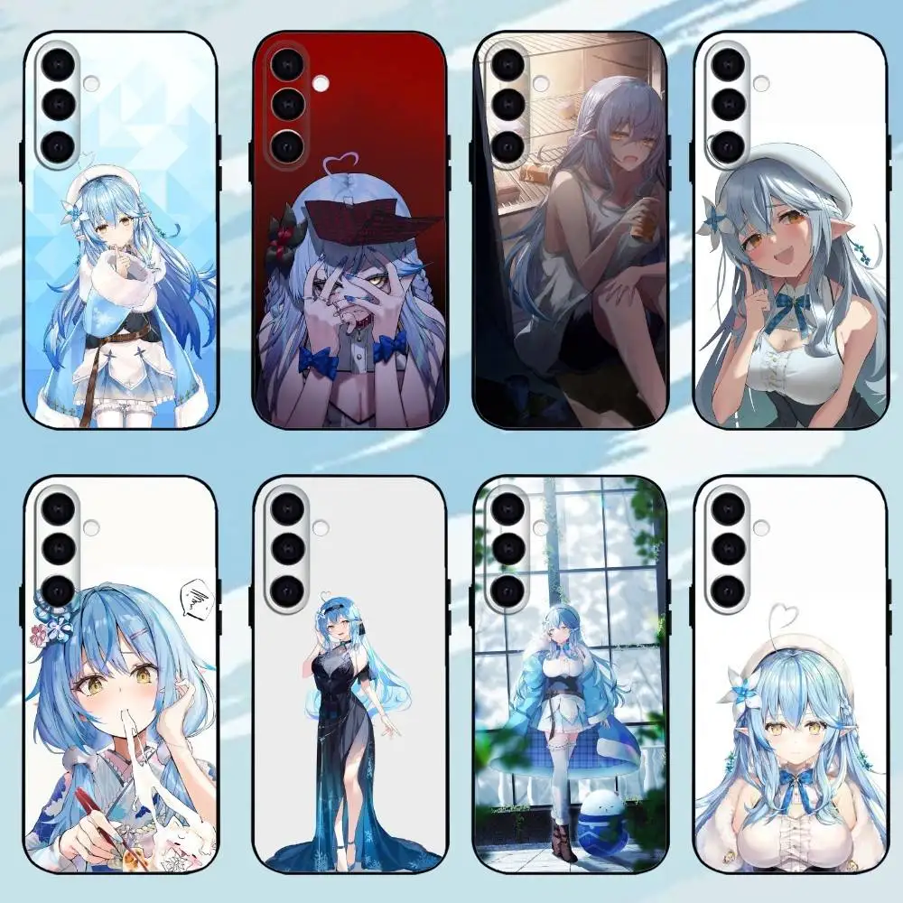 

Y-Yukihana L-Lamy Black Shell Phone Case For Samsung Galaxy A73,A72,A71,A70,A53,A52,A51,Others Soft Black Shell