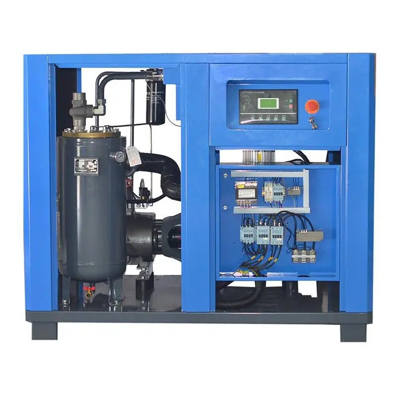Cheap Small Mining Use Atmospheric Screw Air Compressor Lubricated Air End Air Cooling 7.5-295 Kw Stationary