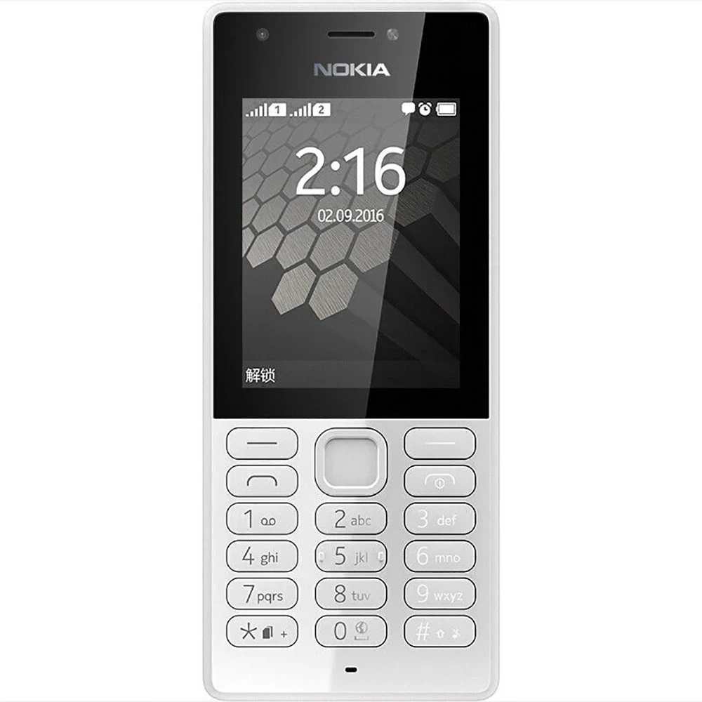 Nokia 216 2G Backup Phone 1020mAh FM Radio MP3 2SIM 0.3MP 2.4-inch Bluetooth 3.0 3.5mm Micro-USB Nokia Affordable Phone Unlock