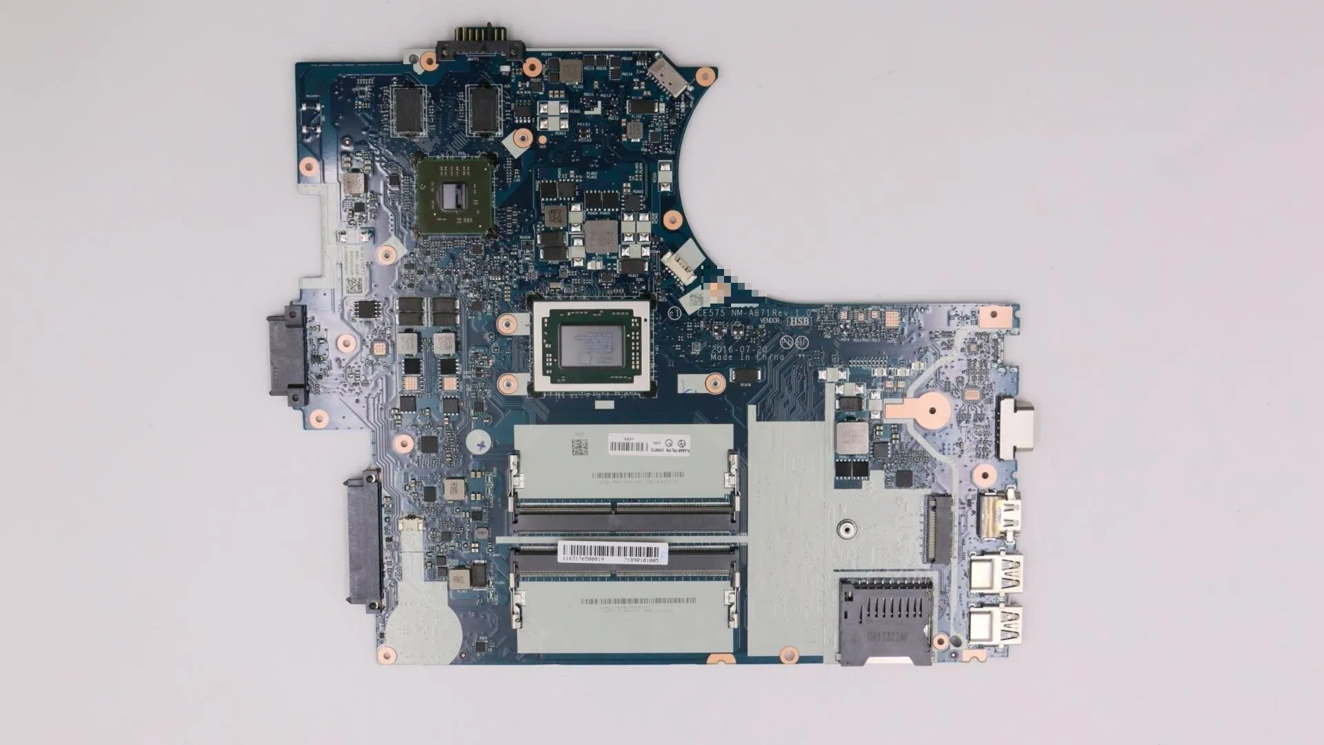 Hot NM-A871 FRU 01HW713 CPU AMDA109600P Model Number Multiple optional compatible replacement CE575 Laptop ThinkPad motherboard