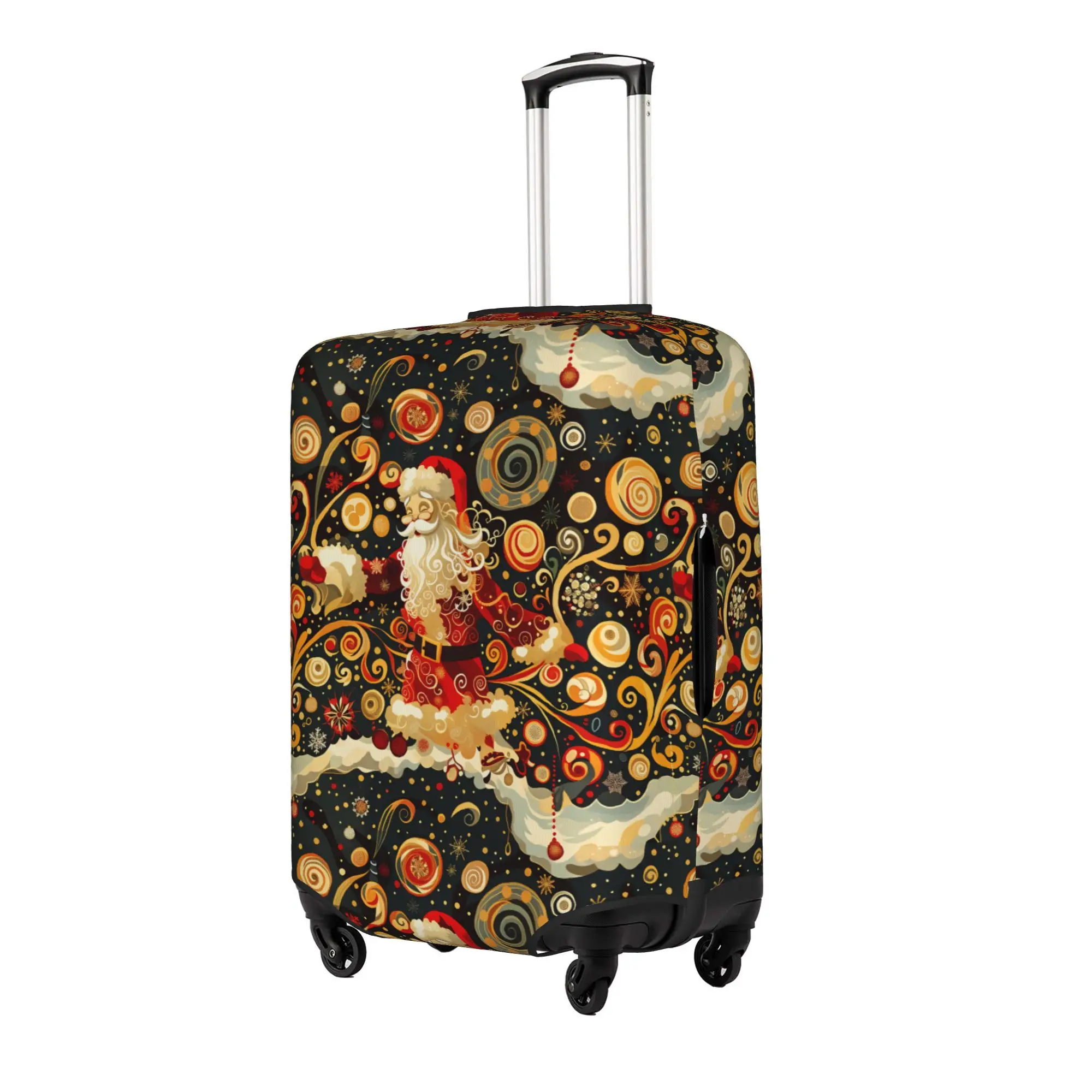 Fashion Christmas Patchwork  Luggage Cover Protector Washable  Travel Suitcase Covers