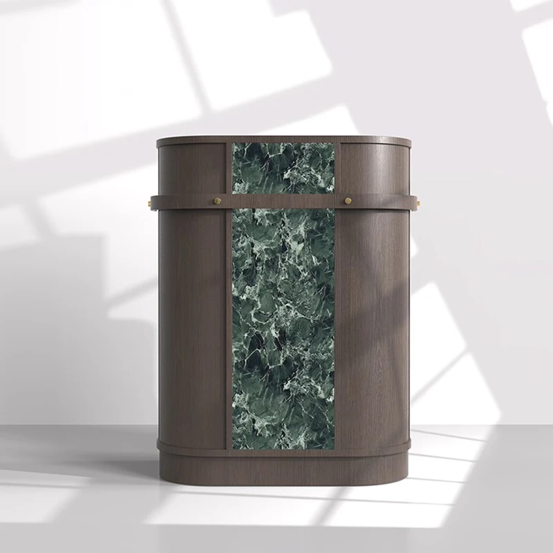 Elegant Salon Reception Desks Welcome Front Desk Commericial Reception Desks Counter Light Luxury Schreibtisch Office Furniture