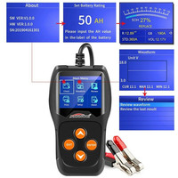 Konnwei Kw600 12v Vehicle Motorcycle Car Diagnostic Battery Tester Analyzer Tool