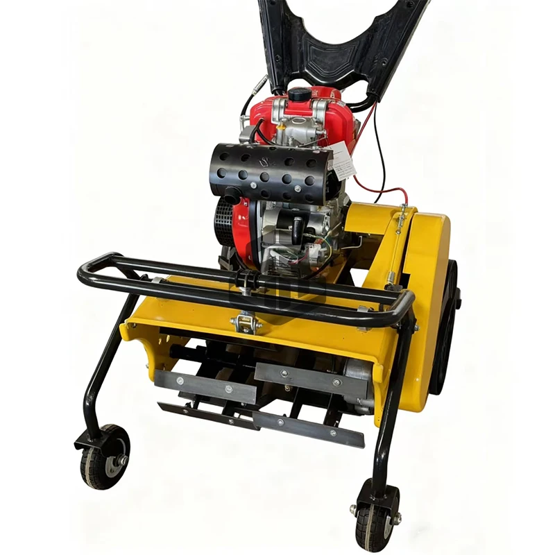 Multifunctional  Handheld Lawn Mower Weeding Machine with Root Grass Cutting Tilling Rotation Features