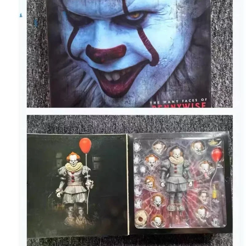 

Коллекционная фигурка Neca It Pennywise Edition 7: Ультимативная модель из ПВХ для декора рабочего стола, подарок-сюрприз для фанатов