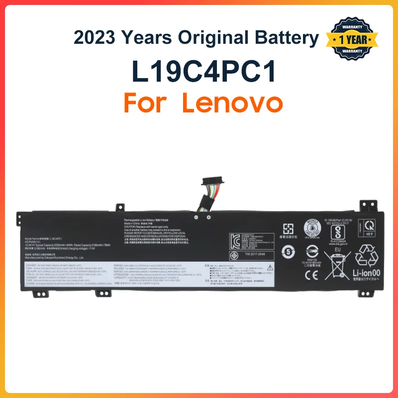 

Аккумулятор L19C4PC1 L19M4PC1 для ноутбука Lenovo Legion Y7000P R7000P 5P-15IMH05 Legion 5-15IMH05 5-15ARH05 5B10W861