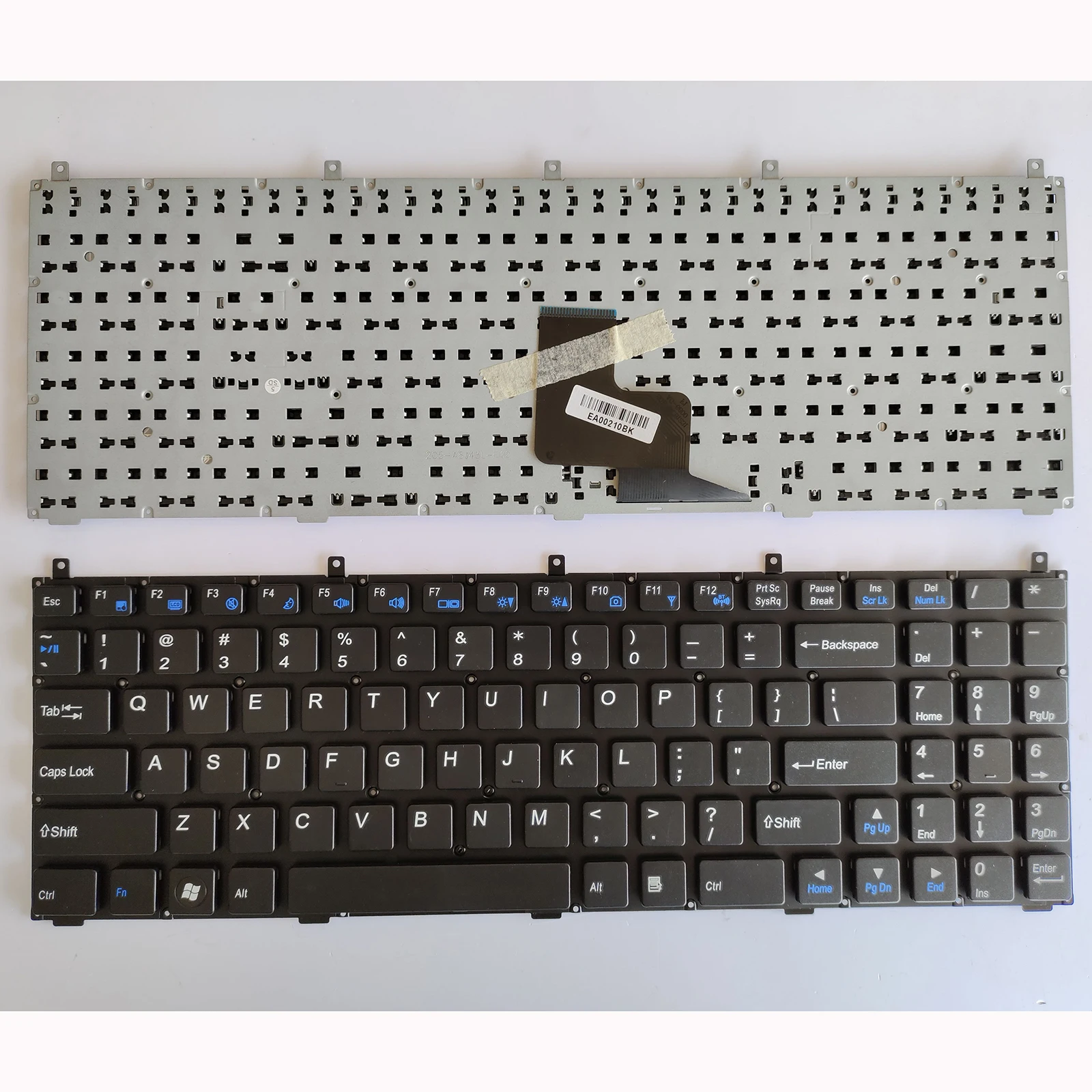 US Layout Clevo P150/HM P170HM P151EM W150HRM W170ER Laptop Keyboard no frame