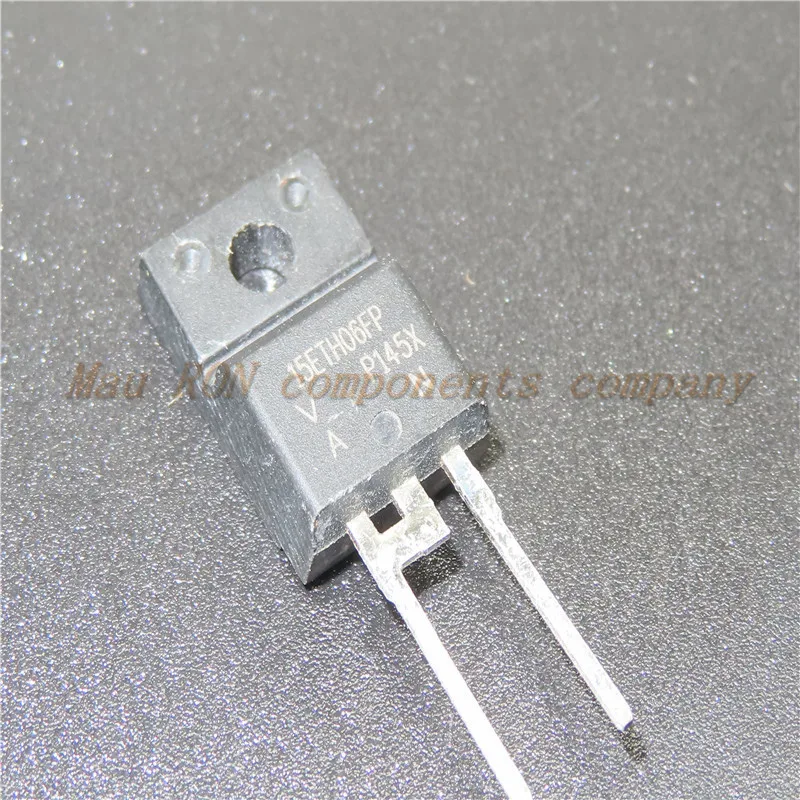 10PCS/LOT 15ETH06FP TO-220F-2 600V 15A Fast recovery diode