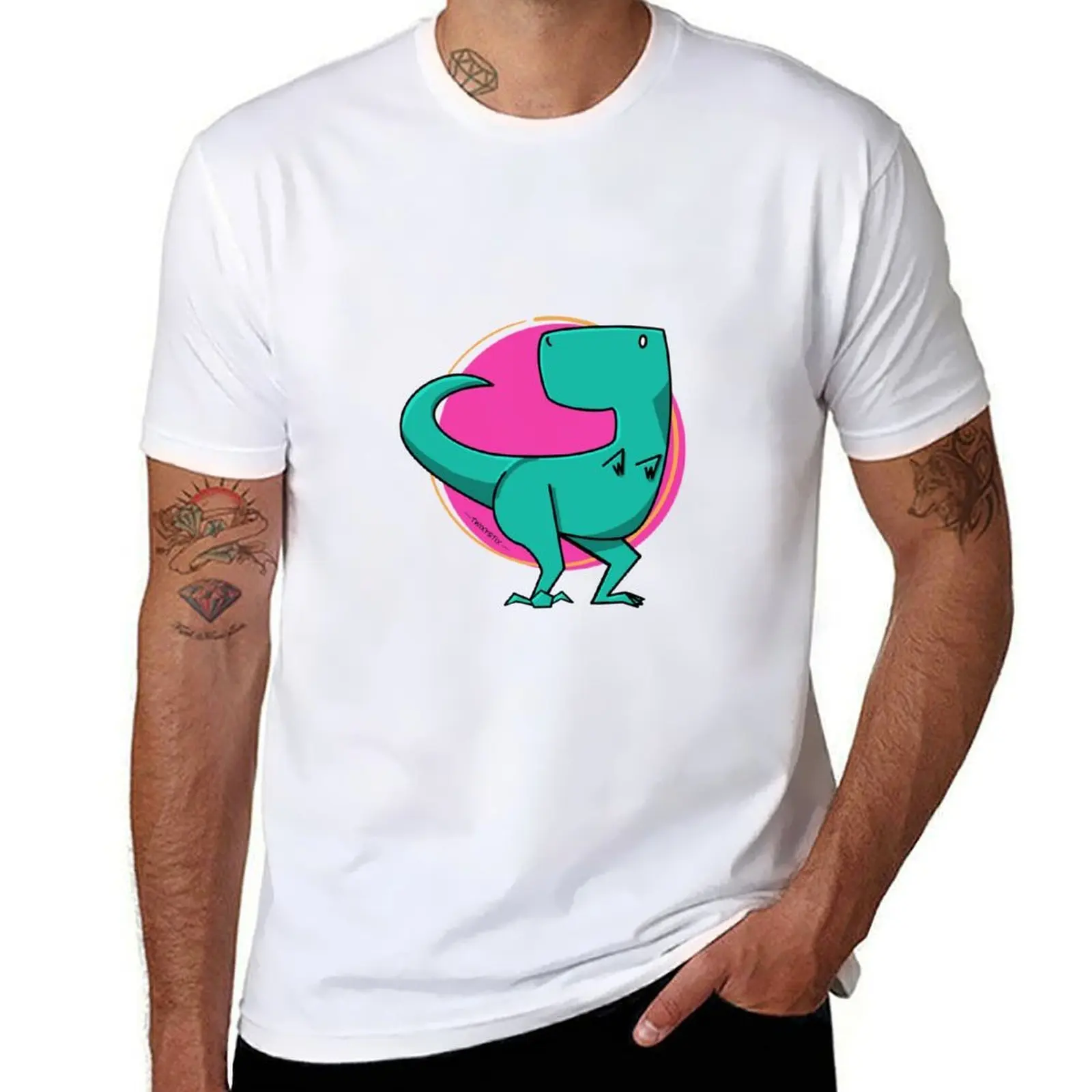

Tyran the T-Rex T-Shirt t shirt man luxury t shirt custom print T-Shirt