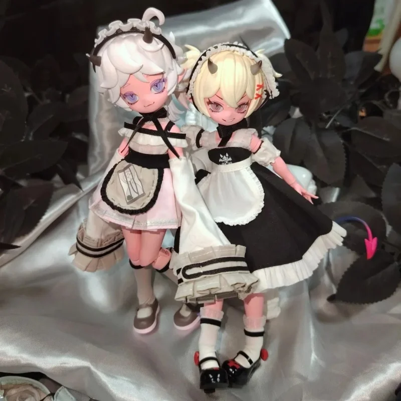 

Новая 1/8 слепая коробка Bjd Devil'S Horns, подвижная кукла, крутой стиль, орнамент, изысканная кукла, креативная настольная игрушка «Семь грехов», подарок для девочки