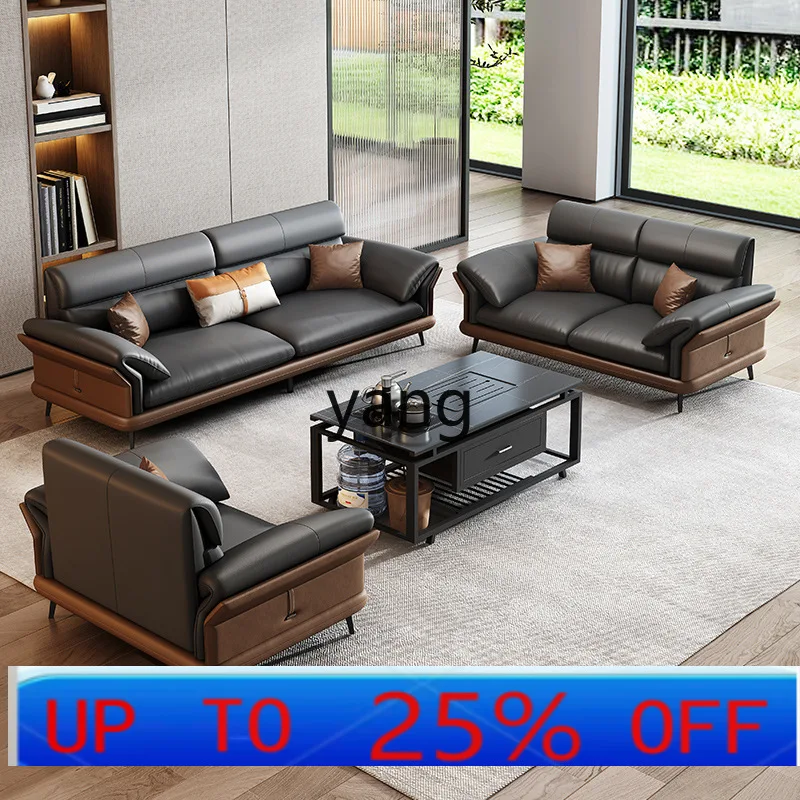 LMM business reception hall meeting area negotiation simple modern light luxury coffee table combination set