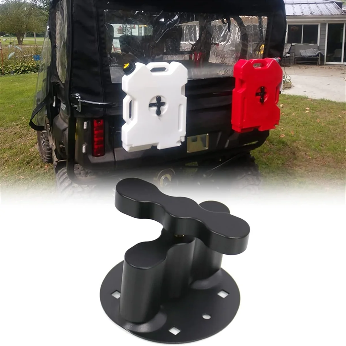 Pack Mount Bracket Cargo Racks for Standard Pack Mount Compatible with Fuel & Gas Can & Water Pack