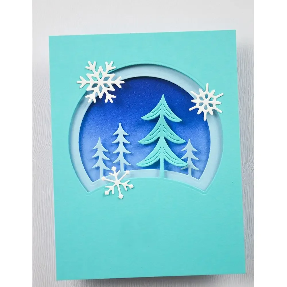 Tree Penguin Snowman Elk Fox Christmas Metal Cutting Dies for DIY Scrapbook Embossed Make Paper Card Album October New Release