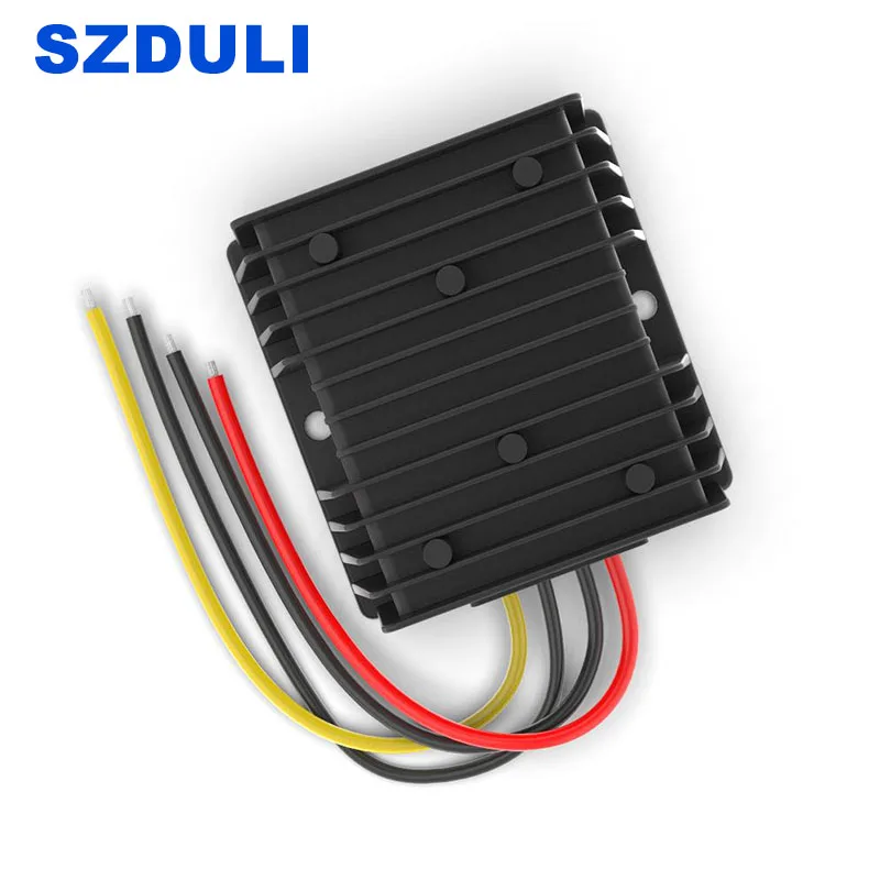 

24V to 12V voltage regulator 9V-36V to 13.8V 19V24V to 24V 12V to 12V voltage regulator module 12V to 24V booster black shell
