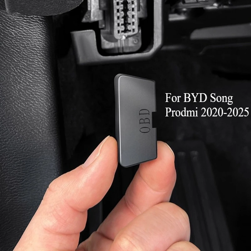 For BYD Song Prodmi 2020-2025 Computer Diagnostic Interface OBD Protective Cover Dustproof Waterproof Cover Supplies Accessories
