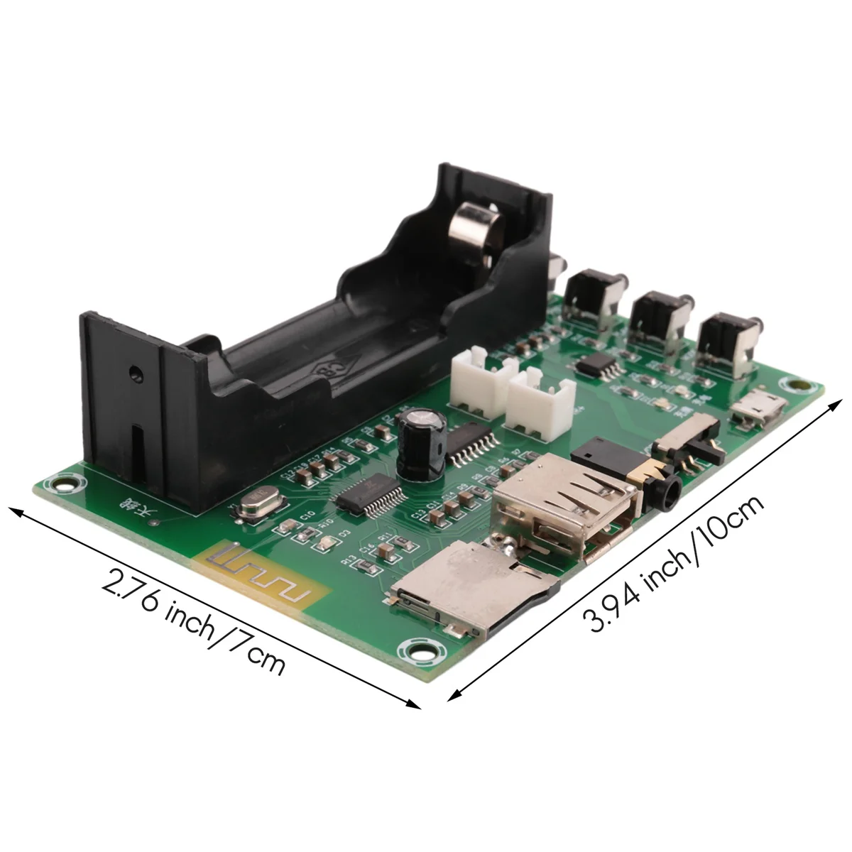 XH-A150 Placa Amplificador De Potência, Bateria De Lítio, Bluetooth, Potência Digital 10W, DIY Pequeno Alto-falante, Recarregável