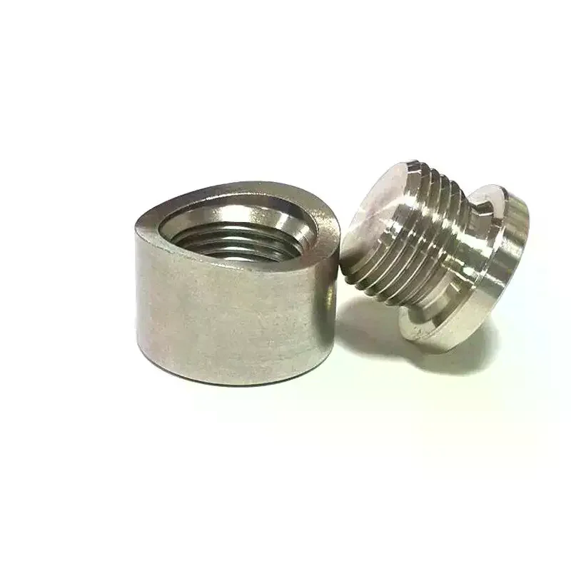 Thread Oxygen Sensor Bung Stainless Steels Plug Wideband Nut Fitting Weld M18x1.5 Car Accessories
