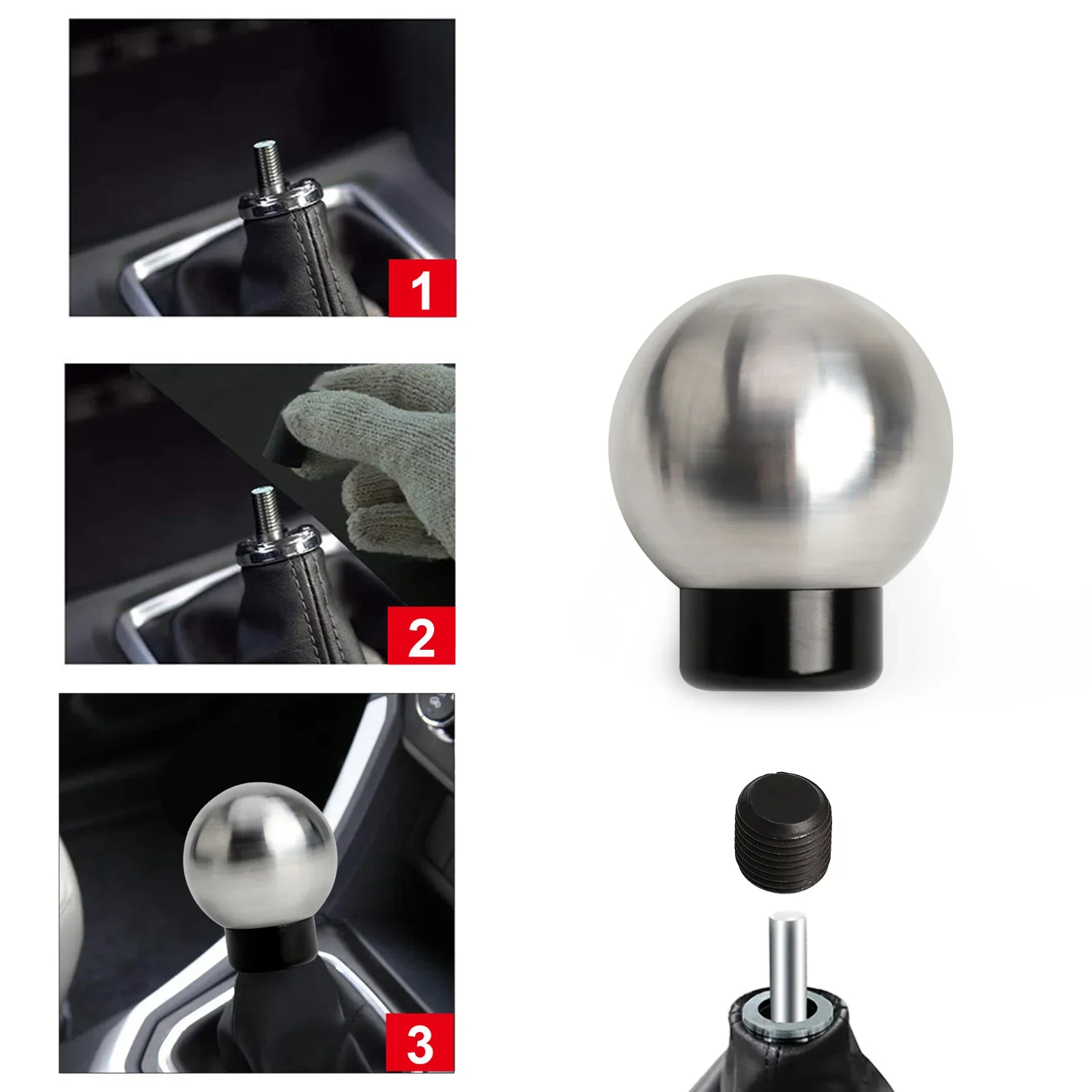 

6 Speed Car Shift Lever Aluminum Manual Transmission Car Gear Shift Knob M12 Stainless Steel For Toyota 86 Subaru BRZ Scion FR-S
