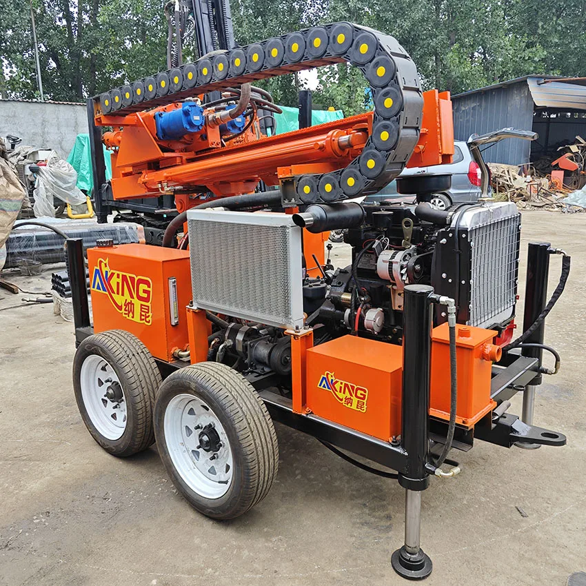 2025New Impianto di perforazione rotante automatico per perforazione di pozzi profondi da 230 metri