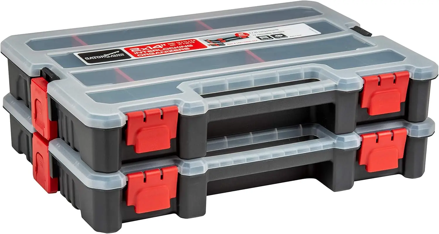 

Toolbox Organizer - Tool Organizer Nail Organizers - Parts Case Storage Box - Screw Nuts and Bolt Electronic Component Storage