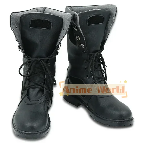 Scarpe cosplay con faccia di fantasma Scarpe in pelle PU Stivali di carnevale di Halloween DBD Cosplay Prop su misura