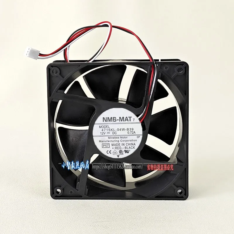 ORIGINAL 4715KL-04W-B39 12V  0.72A 12038 120*120*38mm NEW COOLING FAN RADIATOR