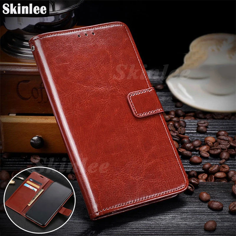 

Skinlee For Xiaomi Poco X6 Pro 5G Flip Wallet Case Magnetic Leather Card Coin Purse Cover For Mi POCO M6 Pro 4G Back Coque