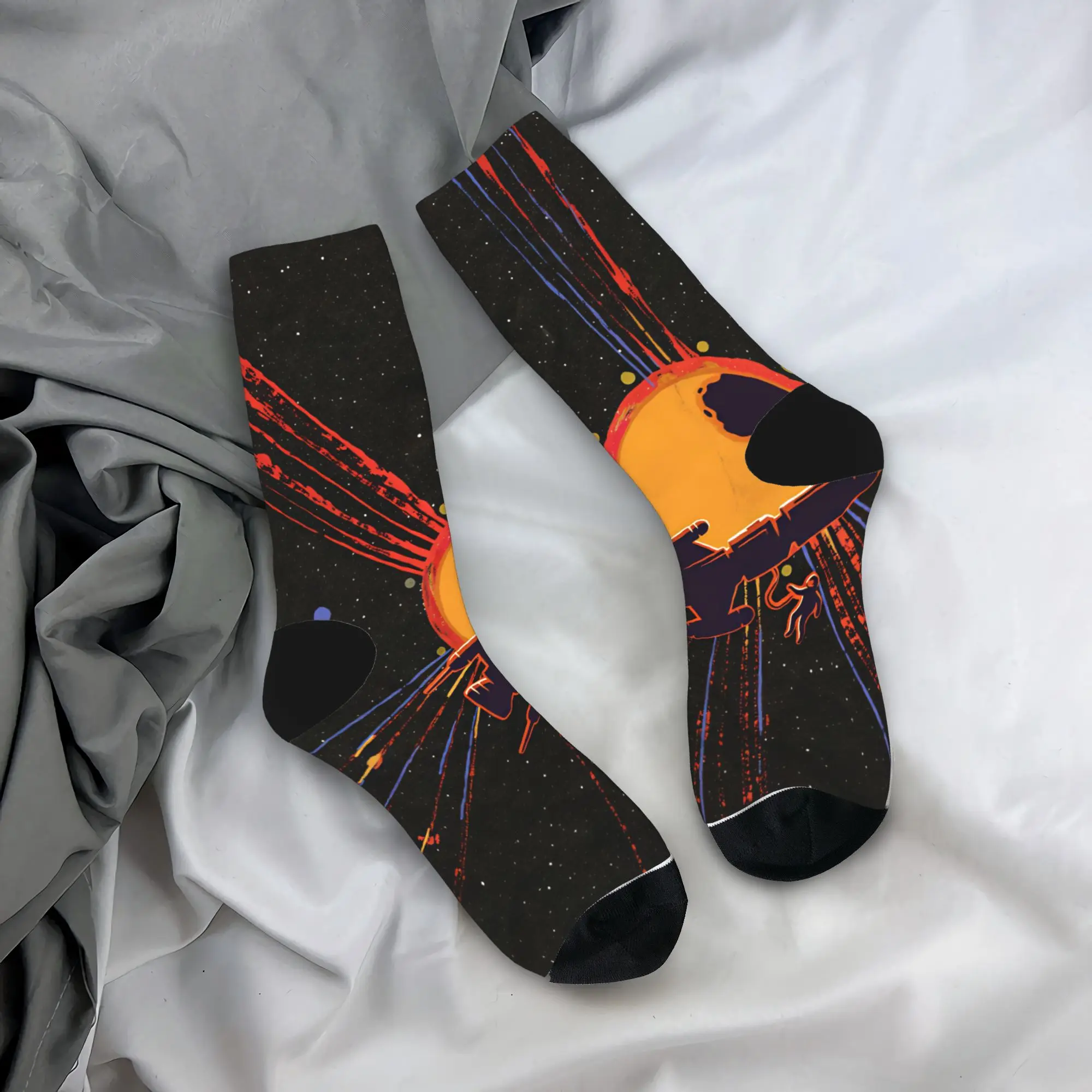 Unisex Men Socks Project Hail Mary  Stockings Spring Casual High Quality Socks Pattern Outdoor Non Skid Socks