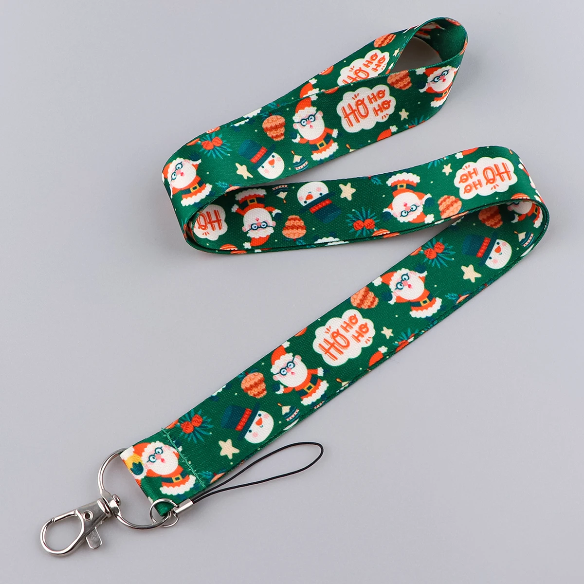 Christmas Santa Claus Snowman Neck Strap Lanyards for Key ID Card Gym Cell Phone Strap USB Badge Holder Phone Accessories - náhled 5