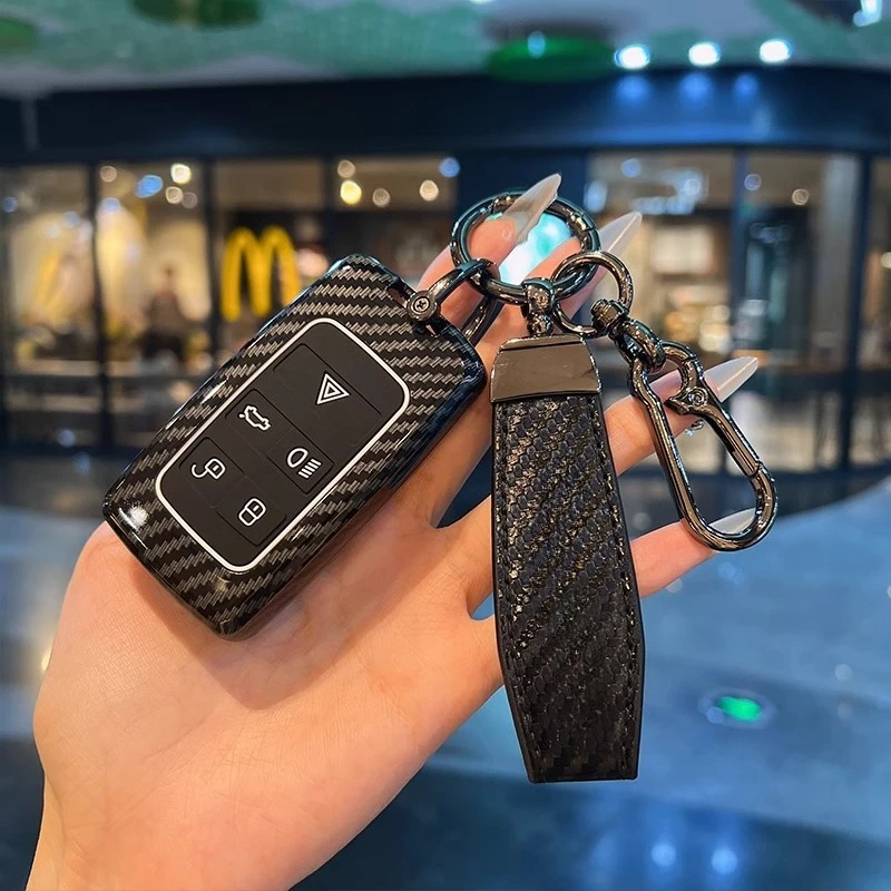 

Suitable for Jaguar XFL key protection cover XEL car fpace dedicated XJL high-end ftype buckle epace shell carbon fiber