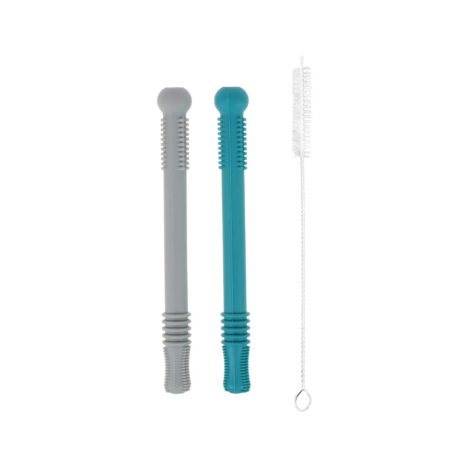 

Набор из 1 силиконового полого прорезывателя-кольца для младенцев, для тренировки жевания, успокоения и снятия слюнотечения