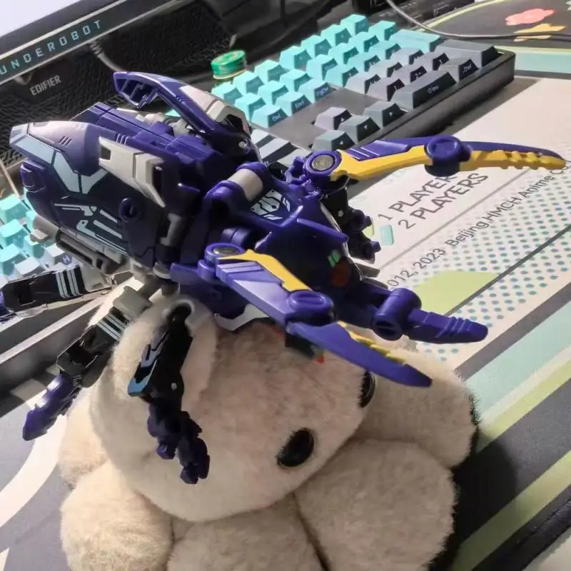 BEASTBOX 52TOYS Night Stalker Figura de Acción Transformable Mecha, Modelo Coleccionable de Moda, Juguete de 13cm para Aficionados y Coleccionistas