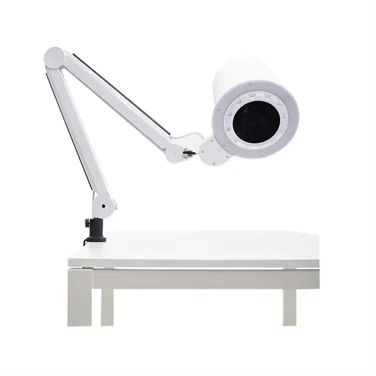 New High Quality Nail Dust Vacuum Cleaner High Power Suction Low Noise Nail Dust Collector With Led Nail Beauty Light