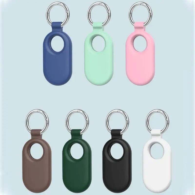 U90E Suitable for Smarttag 2 Protective Case Silicone Keychain Pet Dog Locator Positioning Housing Anti-Scratch Cover