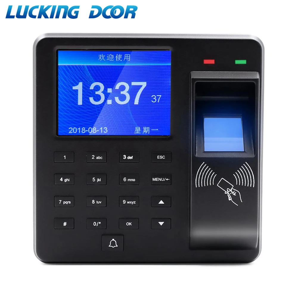 

M10 Biometric Fingerprint Access Control Intercom Machine Digital Electric RFID Access System For Door Lock Keys Tags